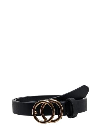 Konrasmi Pu Jeans Belt Belte Svart Kids Only*Betinget Tilbud