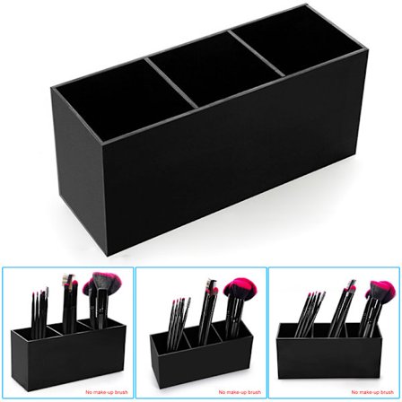 Kosmetika Akryl Makeup Tools Borsthållare Organizer Förvaringsbox Case