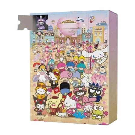 Tegnet søt julekalender Kuromi Melodi Cinnamoroll Kawaii leketøy
