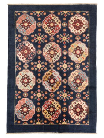 Medallion Small Kazak Fine Rug 123X181 Wool