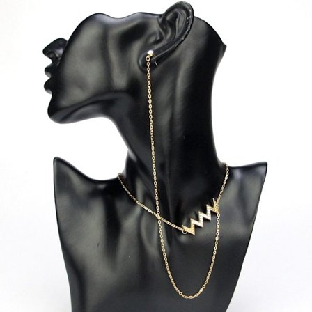 Seducerende Halskæde, Ørestik og Stud Sæt