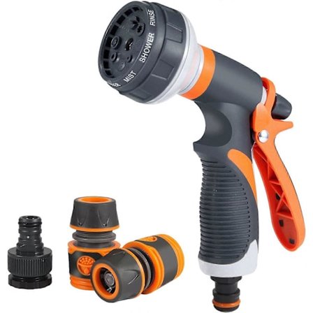Vannpistol, Vannpistol Vannpistol Hage Slangemunnstykke for Vanning av Planter eller Plen, Rengjøring av Kjæledyr, Rengjøring av Vinduer