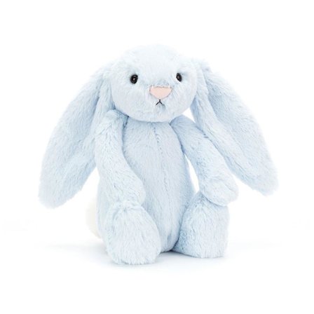 Jellycat Bashful Luxe Luna Kanin Kosedyr, Stor 51 cm | Kanin og Kosedyrkanin | Klassisk Barnegave blue