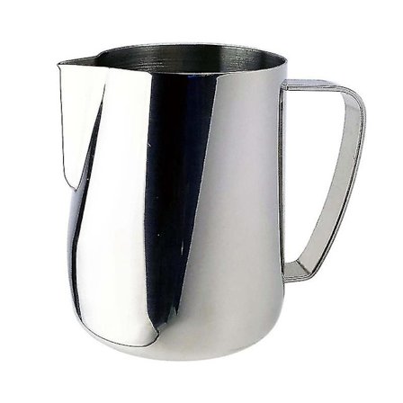 Mælkekande 350ml Rustfrit Stål Skummende Kande Træk Blomst