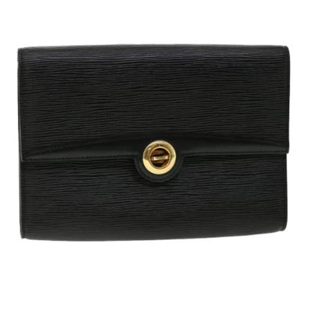 Louis Vuitton Vintage, Pre-owned Leather louis-vuitton-bags Zwart, unisex, Maat:ONE Size