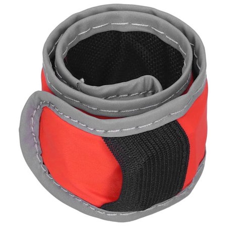 LED-armband med reflekterande ljus, justerbar för nattlöpning utomhus - Röd