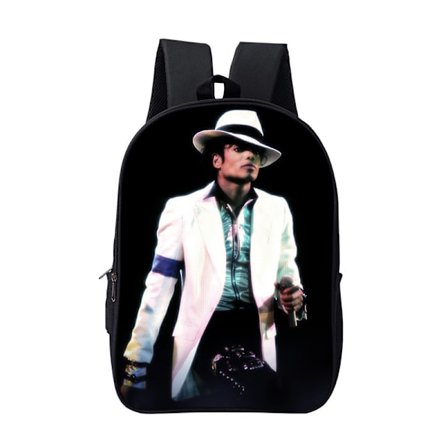 Michael Jackson ryggsäck dubbellagersväska 16 tum stil 6