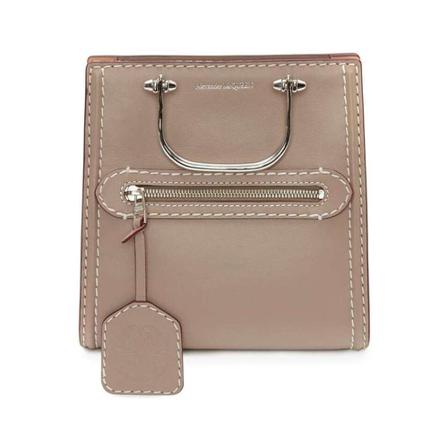 Alexander McQueen, Beige Leather Handbag Beige, Dames, Maat:ONE Size,leer