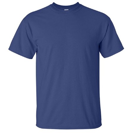 Gildan Mens Ultra Cotton Kortärmad T-shirt M Metro Blå
