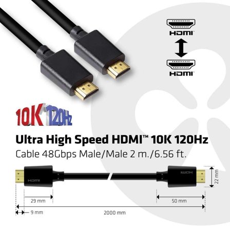Club 3D CAC-1372 - HDMI-kabel - 2 m