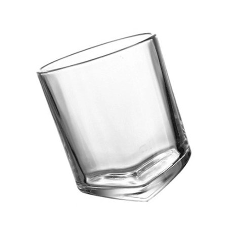Lutande Whiskey Klart Glas Highball Tumblers Vinglas Glasmaterial DXH