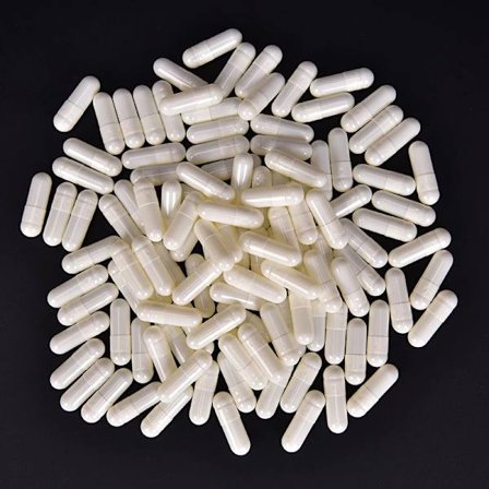 1000 stk. Flerfargede tomme gelatinkapsler Piller Vcaps Gel Halal Separert Boks 5 Farger Høy Kvalitet