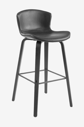 Nordic Furniture Group - Barstol Kine 2-pak - Sort - Barstole & -taburetter - Fra Homeroom