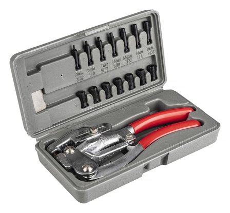 PELA 513486 Hullpunchsett 2-7 mm, Maskintilbehør & forbruk