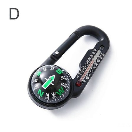 Kortkompass Ryggsäckstillbehör Ficka Överlevnad Handhållen Kompass
