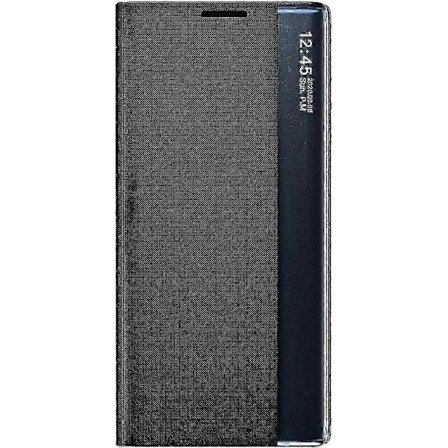 Galaxy S20 FE Smart View Flip Cover med speilvisningsvindu, Premium lærveske