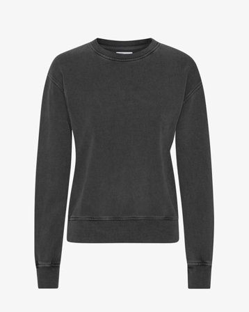 Women Classic Organic Crew - Faded Black - Female - XS