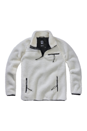 Jakke Troyer Brandit Teddyfleece Hvit XXL