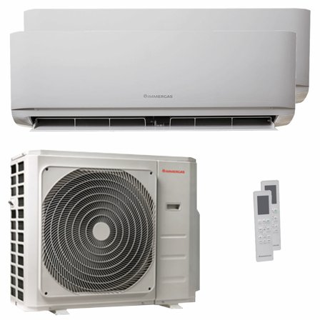 Condizionatore Immergas THOR dual split 12000+12000 BTU inverter A++ unità esterna 5.3 kW