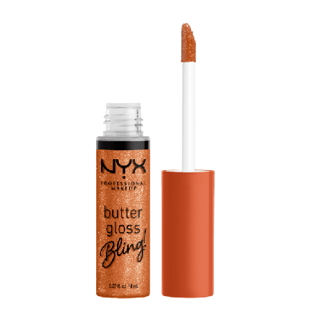 NYX Professional Makeup Butter Gloss Bling Lipgloss Läppglans Unisex Brun 8 ML