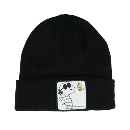 Capslab - Beanie Peanuts X Black Cuff Cuff Black Beanie - @ Hatstore