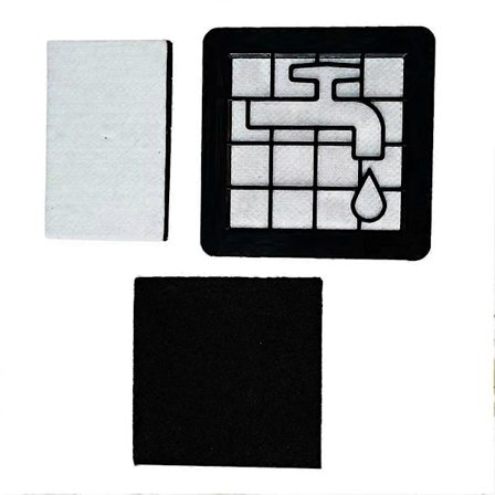 HEPA-filter for Philips 2000-serien XB2022 XB2023 XB2042 tilbehør, poseløs støvsuger Compara