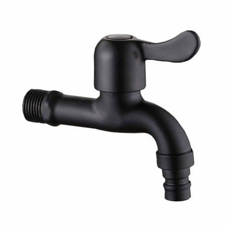 Vesihana ulkokäyttöön, keraaminen kelakiinnitys seinään, 304 ruostumattomasta teräksestä valmistettu, pakkasenkestävä tippumaton yksittäinen 