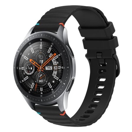 Silikoniranneke Samsung Galaxy Watch 46mm - musta