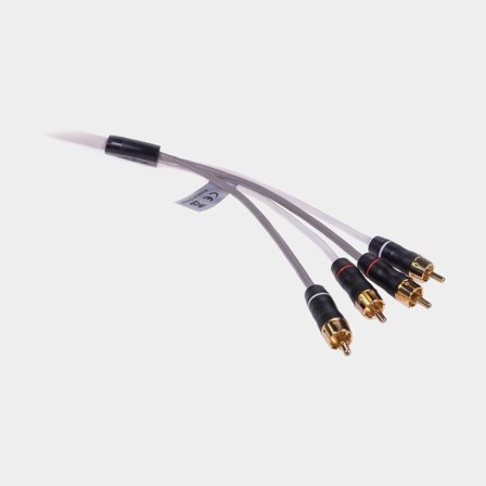 RCA cable Fusion Twistshield, 4 x 7.5 meter, 4x RCA male to 4x RCA male