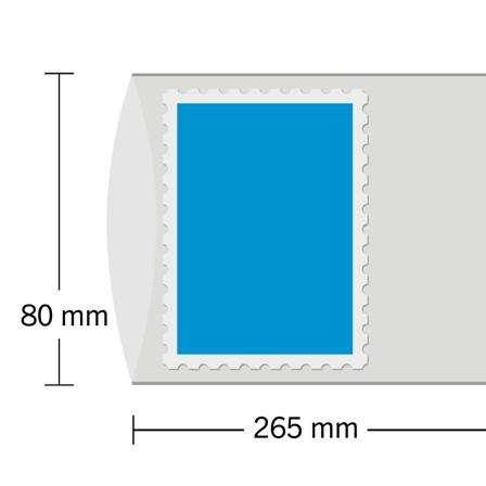 HAWID - SL Striber - 265x80 mm - Dobbelt lag - Glasklar - 10 stk