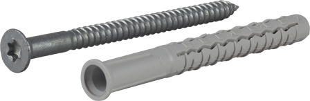 ESSVE GXL Julkisivutulppa 10 mm Ø, FZV, TX40 200 mm, 200 kpl, Kiinnitys