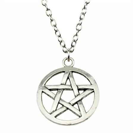 Necklace - Pentagram - Stainless steel chain