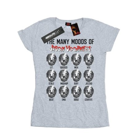 Fredag den 13:e Dam/Dam The Many Moods Of Jason Voorhees Bomull T-shirt