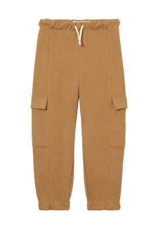 RIKIKI Mjukisbyxor cargo MORGAN Brun 86/92