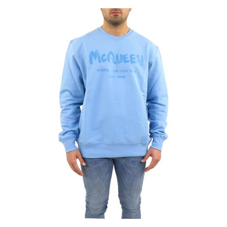 Alexander McQueen Sweatshirt Blå, Herre Sweatshirts