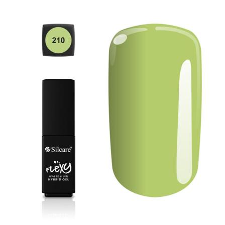 Silcare - Flexy - Hybrid Gel - Color: 210 - 4,5 Gram Grön