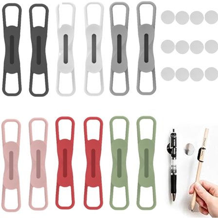 12 magnetiska pennhållare - Kan hålla köksredskap, kontorsmaterial, nycklar och datakablar