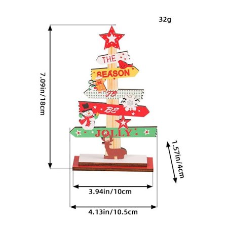 Desktop Juletre Juleskilt plakett 3 3