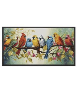 Stickset „Das Lied der Vögel“ malen