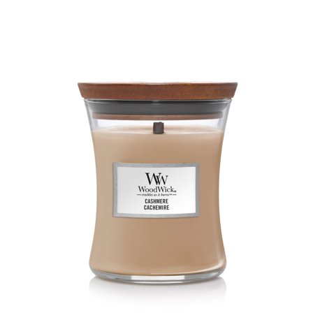 Woodwick Hourglass Candles Cashmere 275gr - Candela Profumata