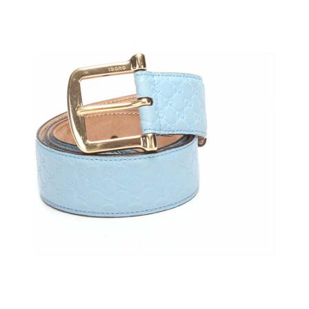 Gucci Vintage, Pre-owned Belts Blauw, Dames, Maat:ONE Size