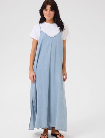 My Essential Wardrobe Nellymw Strap Dress - Blue - 42