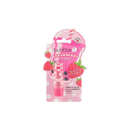 BubbleT Lip Balm Strawberry, Skincare, Ansigtspleje, Læbepleje