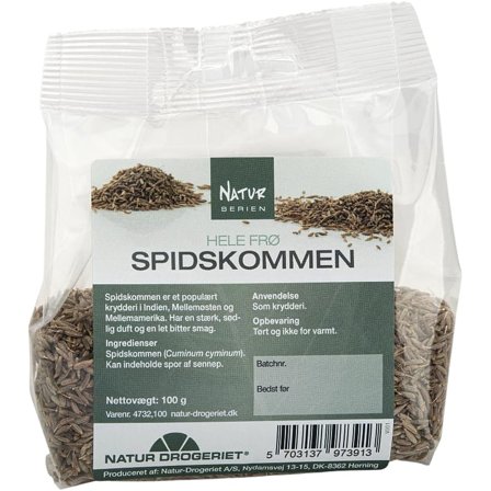 Natur Drogeriet Spidskommen 100 g, Helse & Madvarer, Krydderier, Øvrigt