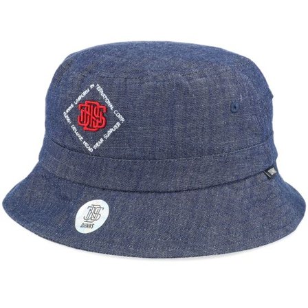 Djinns - Blå bucket Hatt - New Diamond Dark Denim Bucket @ Hatstore