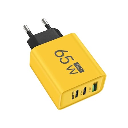 GaN 65W USB Typ C PD Snabbladdare Väggadapter För iPhone 15 14 Pro Max Xiaomi Samsung Oneplus POCO Quick Charger 3.0