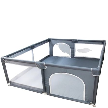 Barnspelhage, Storlek Large, Multifunktionell, Grå