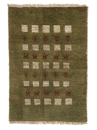 Liten Gabbeh Matta 60X87 Ull