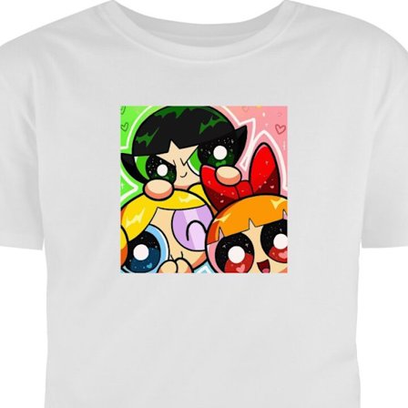T-Shirt Powerpuff Pigerne Cartoon Network