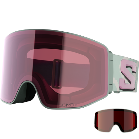 Salomon - masque Sentry Prime Sigma +1lens - Iceberg Green - NS